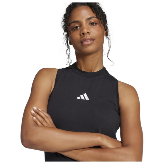 Adidas Γυναικείο φόρεμα Essentials 3-S Long Racerback Dress